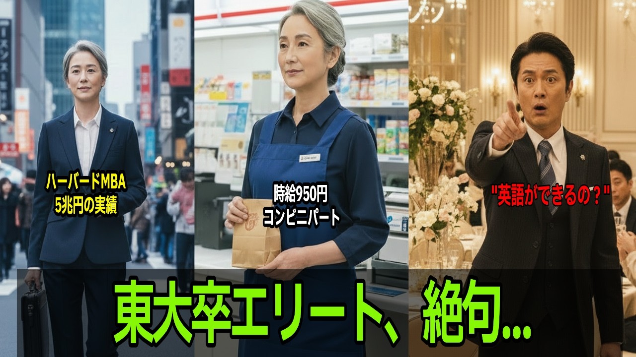 「コンビニのパートが英語？」見下した東大卒の末路【実話】