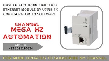 HOW TO CONFIGURE FX3U-ENET ETHERNET MODULE BY USING FX CONFIGURATOR-EN SOFTWARE | PLC Programming