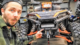 plug n' play sportsman light bar turns on with high beam switch! | ak offroad