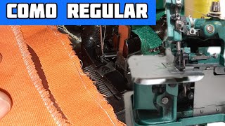 : Como regular maquina de costura overlock semi-industrial