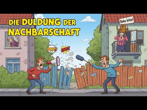 Komödie : Die Duldung der Nachbarschaft 1/3 – Lachen über Zaun und Zoff Hörbuch