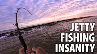 Fishing the LONGEST Jetties in the World! (CATCH CLEAN COOK)