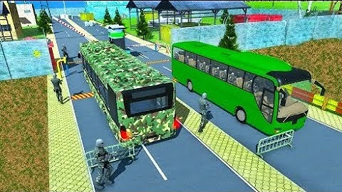#busgame #armybusgame #armybusdriving  Real Army Bus Simulator 2019 Transporter Games [simulation]