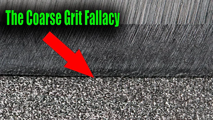 The COARSE GRIT FALLACY - The Biggest Beginner Knife Sharpening Mistake