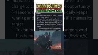 Charger CHANGES After Patch Update 6.3.0 - Helldivers 2