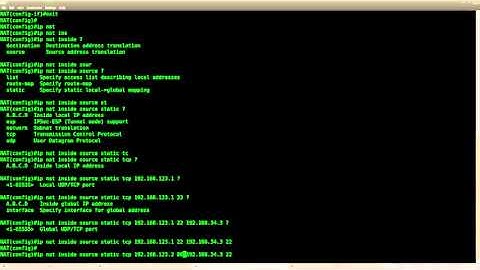 NAT Port Forwarding lab in GNS3