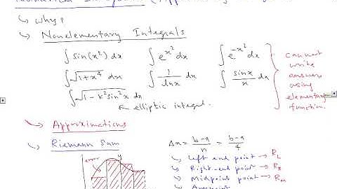 Lecture 18: Numerical Integration - Trapezoidal and Simpson