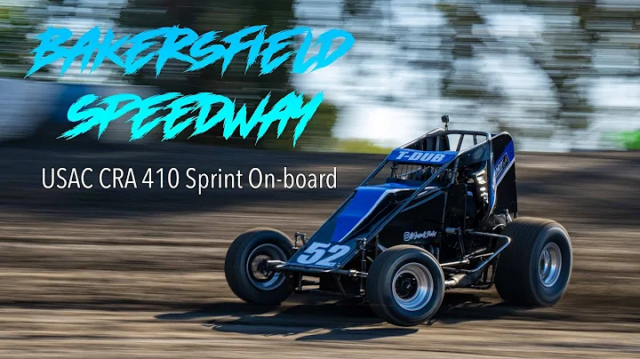 Bakersfield Speedway - CRA 410 Sprint On-board