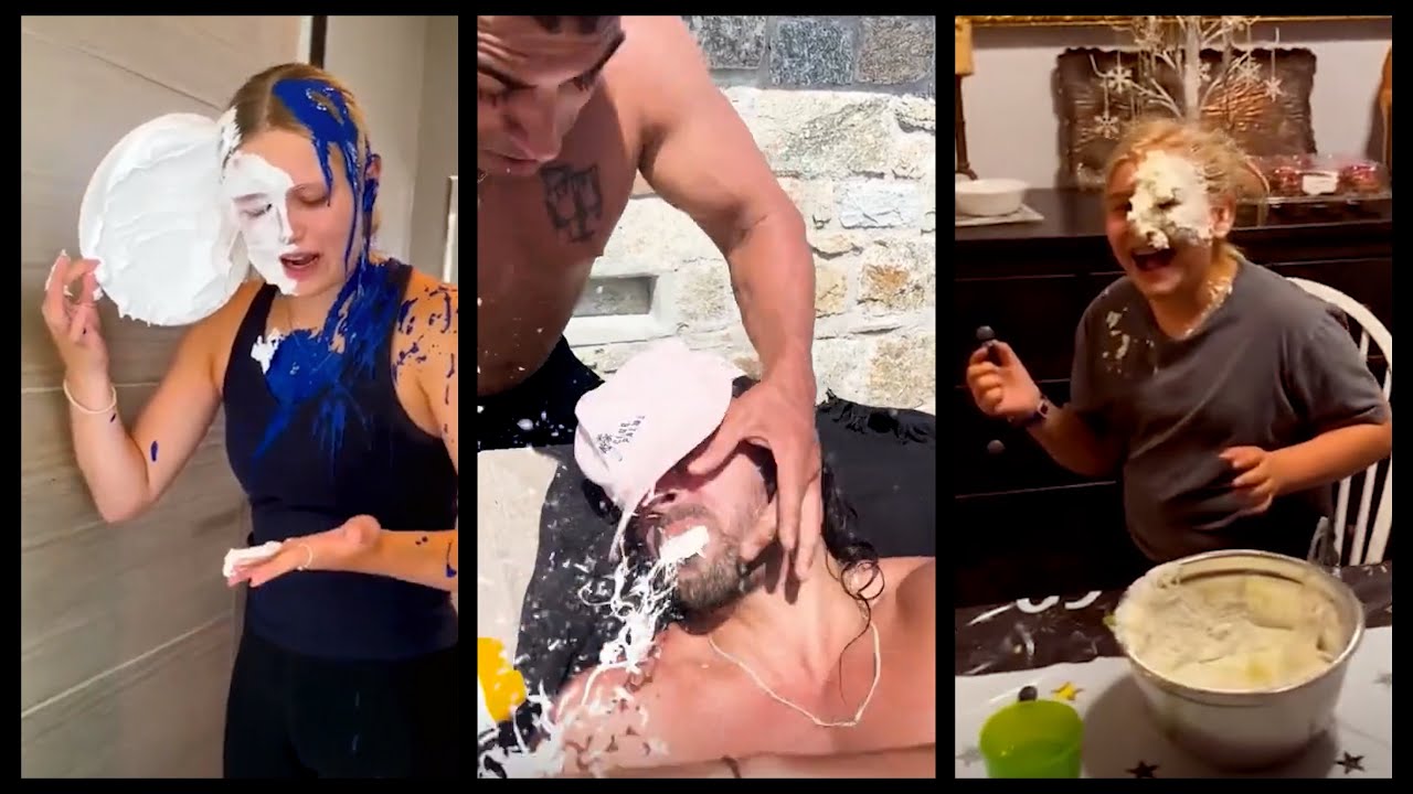 She got pied when she entered the room | INTERNET VIRAL CLIPS