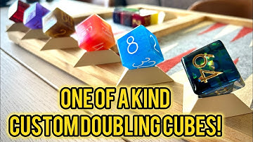How I Make Backgammon Doubling Cubes!