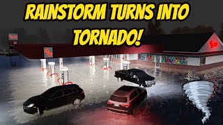 Greenville, Wisc Roblox l Tornado Storm Evacuation RP *Flood* screenshot 2