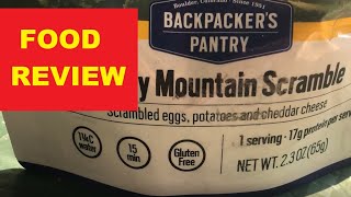 Backpackers Pantry Rocky Mountain Scramble, FOOD REVIEW Freeze Dried Camping Meal, Backpacking Food by Jill Marie 35 views 9 months ago 2 minutes, 20 seconds