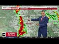 Rounds of strong to severe storms continue in North Texas