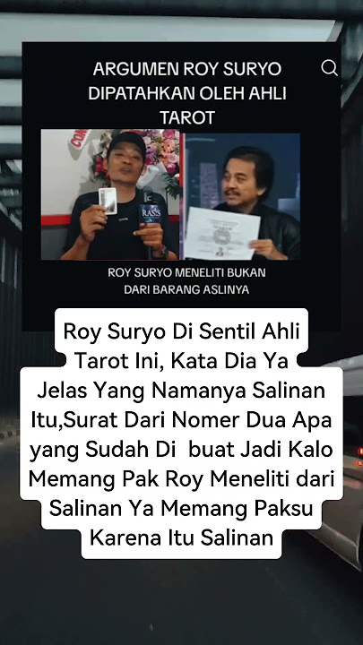 Ahli Tarot Sentil Roy Suryo. . #jokowi #shortsviral #masukberanda