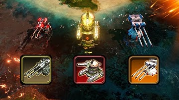 C&C Red Alert 3 - Testing Super Cannons (Mod : RA3 Epic War)