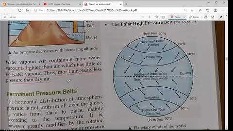 Class 7 geography ch 5 Elements of weather and climate part 2