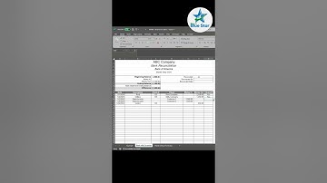 Bank Reconciliation Tutorial using Excel | How to reconcile your account in Excel