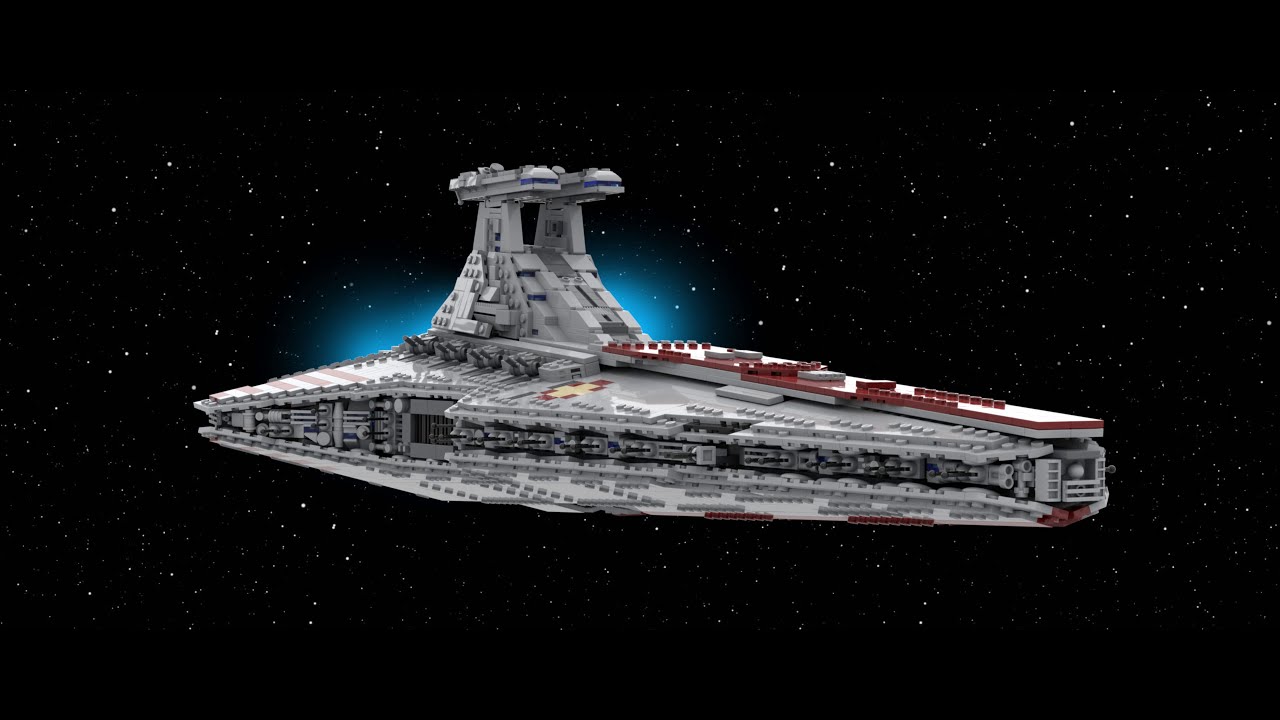 Lego Star Wars Venator-hyperdrive jump - Cinematic video test - YouTube