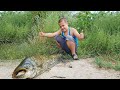 Шикарный СОМ Поймался На Закидушку 👍Рыбалка в Дагестане👍Chic catfish caught on the hook