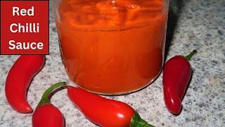 Red Chilli Sauce Recipe | How to make Red chilli sauce at Home