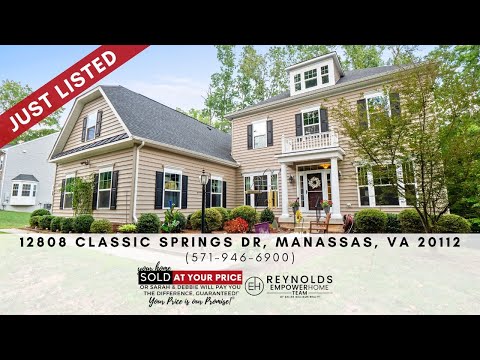 12808 Classic Springs Drive, Manassas, VA home video tour