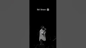 Thumbnail of The power in sid sriram voice🎧