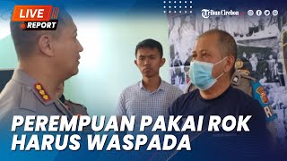 Live - Momen Berdesak-Desakan Dimanfaatkan Tersangka Untuk Mengambil Video Bagian Dalam Rok Wanita