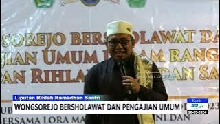 Wongsorejo Bersholawat dan Pengajian Umum || Liputan R2S '28/03/2024' || S3Tv