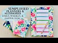 SIMPLIFIED PLANNERS 2021 | DAILY, WEEKLY, DAPPER DESK + Accessories |
