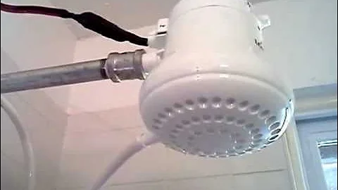Electric heated shower heads