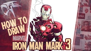 How to Draw IRON MAN MARK-3 | Easy Step-by-Step Tutorial #ironman #avengersendgame #mcu #ironman3