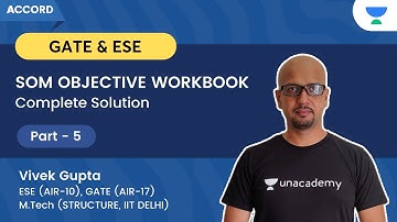 Complete Solution - 5 | SOM OBJECTIVE WORKBOOK | Vivek Gupta (Ex-IES)