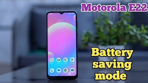 How To Enable Battery Saving Mode In Motorola E22, Battery Saving Mode Kaise Enable Kare