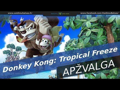 Donkey Kong Country: Tropical Freeze Apžvalga (Switch)