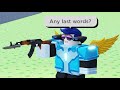 Using GUNS in Roblox Bedwars!