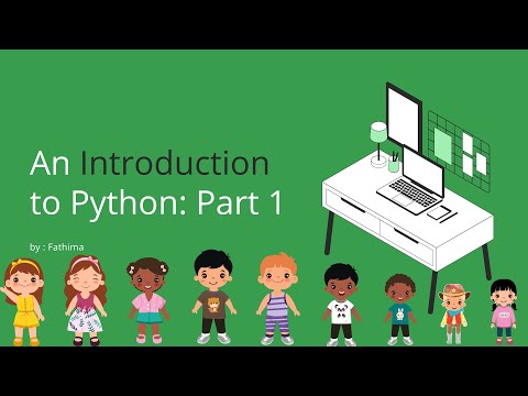 Coding For Kids in Python Part 1