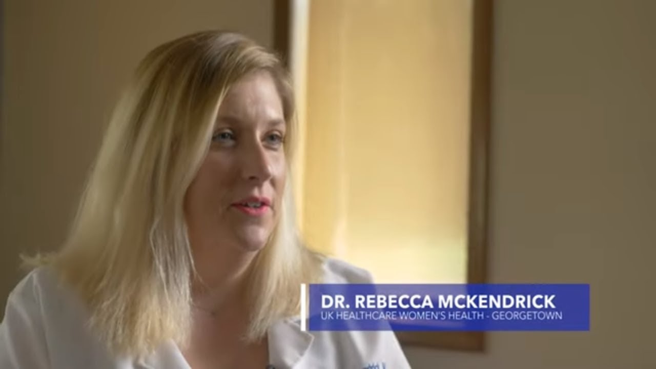 Meet Dr. Rebecca McKendrick, an OB-GYN at UK HealthCare Women's Health ...