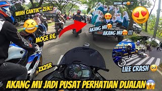 AKANG MV JADI PUSAT PERHATIAN CEWE' DIJALAN😂 AUTO GEBER' SAMPE LIMIT‼️