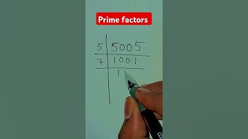 prime factors of 5005