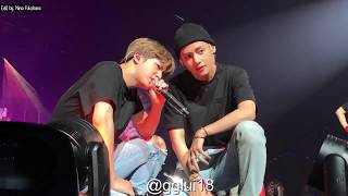 Taejin Moments In So What Part 2 Newark To Paris Bts Love Yourself World Tour Hd Compilations