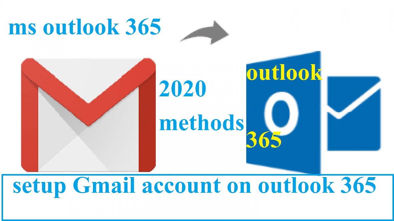 how to configure Gmail account in outlook 365 how to add an email on