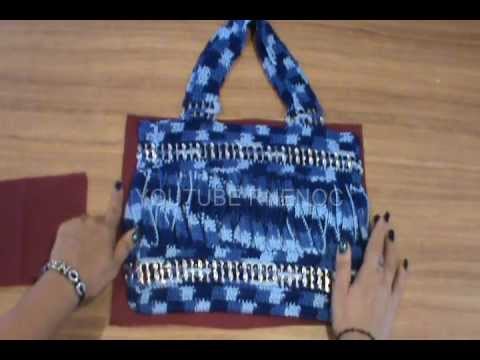 1 2 COMO HACER FORRO PARA BOLSA PASO COSTURA FACIL - YouTube