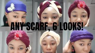 Quick Turban Headwrap Tutorial How To Tie 2-In-1 Bold Styles With Any Scarf Headwrap Tutorial