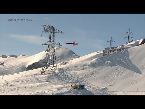 Arbeiten an der Stromversorgung im Hochgebirge | 2.100 m | Salzburg Netz GmbH