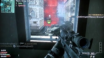 MW3 - Drop Zone - Lockdown - Barret 50 Cal