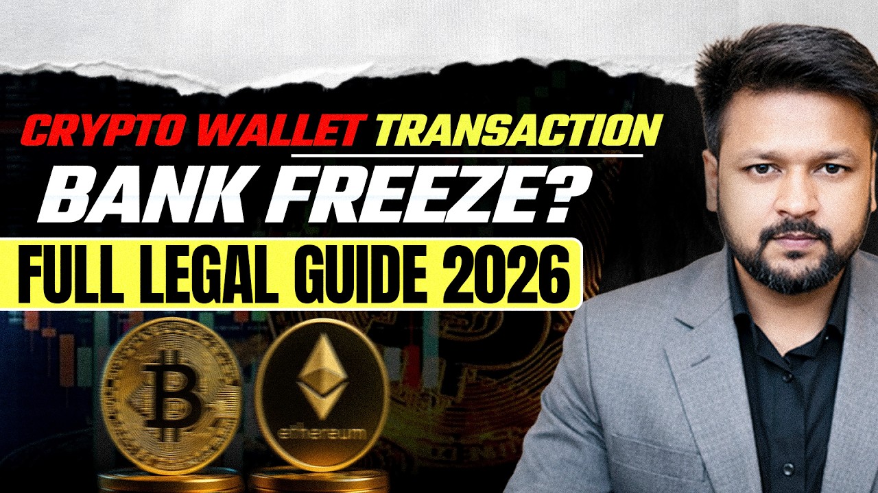 Crypto Wallet Transaction || Bank Freeze? Full Legal Guide 2026 - YouTube