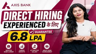 Axis Bank ₹6.8 LPA Job | Deputy Manager Direct Placement | CBG Program | By Udisha Mishra