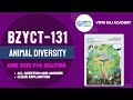 BZYCT-131 June 2023 Paper Solved | Animal Diversity | IGNOU B.Sc Zoology | Exam Preparation