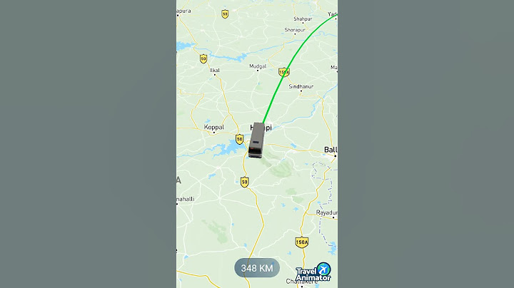 Hyderabad - Telangana to Mangalore -Mangaluru - Karnataka| India travel map route animation via bus