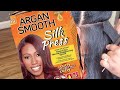 Argan Smooth Silk Press on Natural Hair